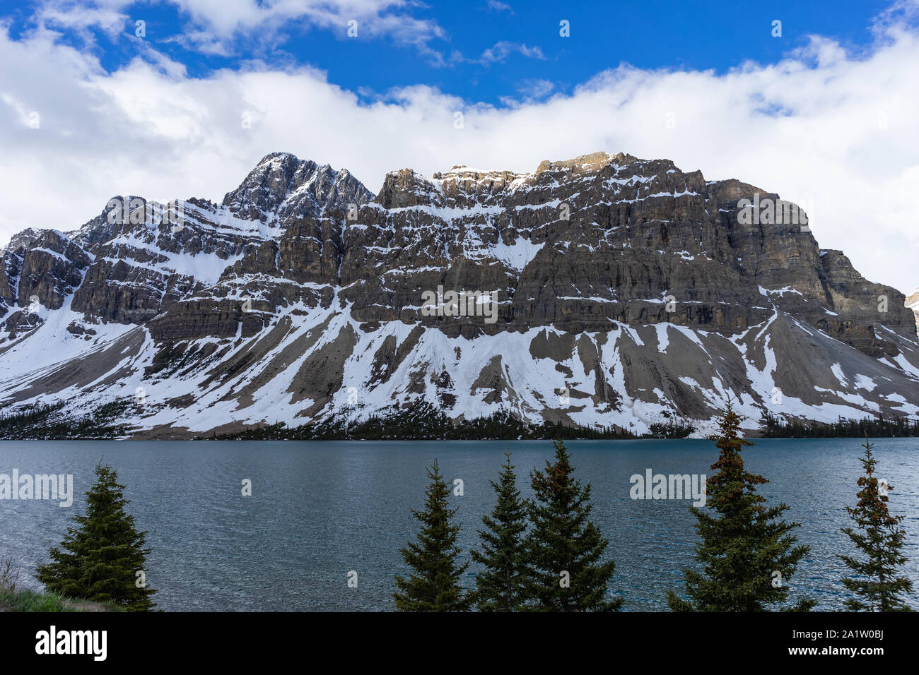 Icefield Parkway - Rocky Mountains Stockfoto