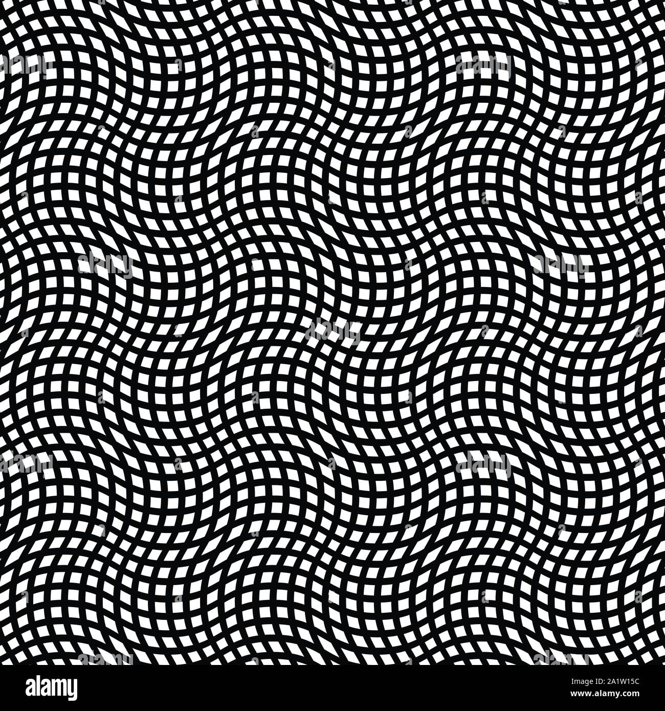 Warp, retikuläre Array, Matrix der Linien. Komplexe geometrische Net, Web zellularen Muster, zelluläre Hintergrund. In freier Form, amorphe Gitter, lat. Stock Vektor