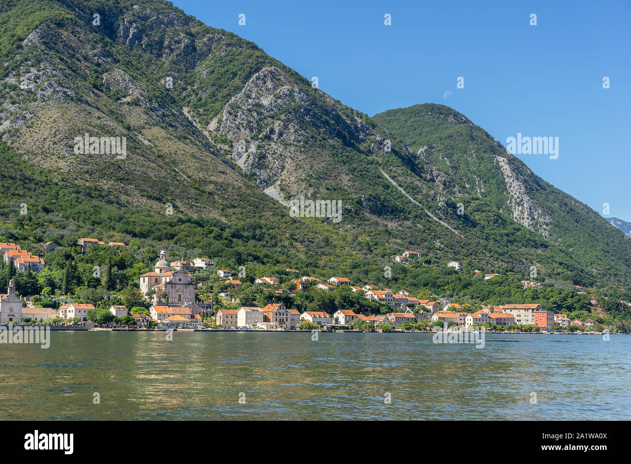Marina Kotor in Montenegro Stockfoto