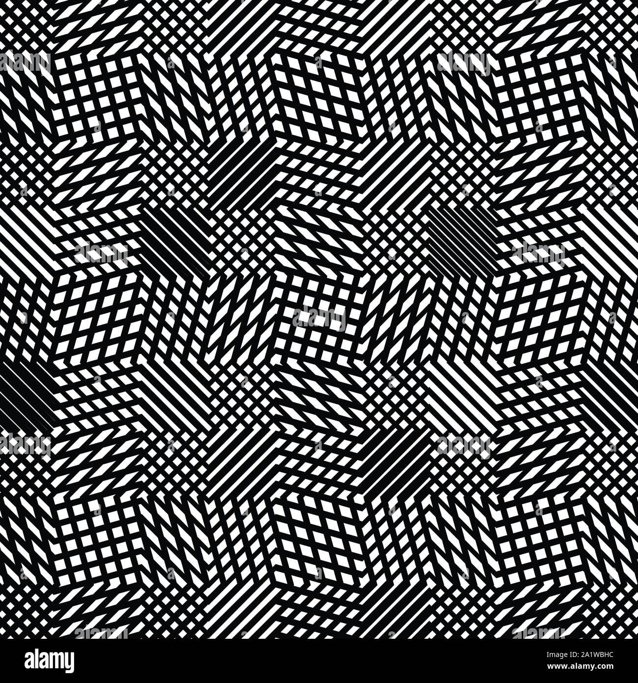 Warp, retikuläre Array, Matrix der Linien. Komplexe geometrische Net, Web zellularen Muster, zelluläre Hintergrund. In freier Form, amorphe Gitter, lat. Stock Vektor