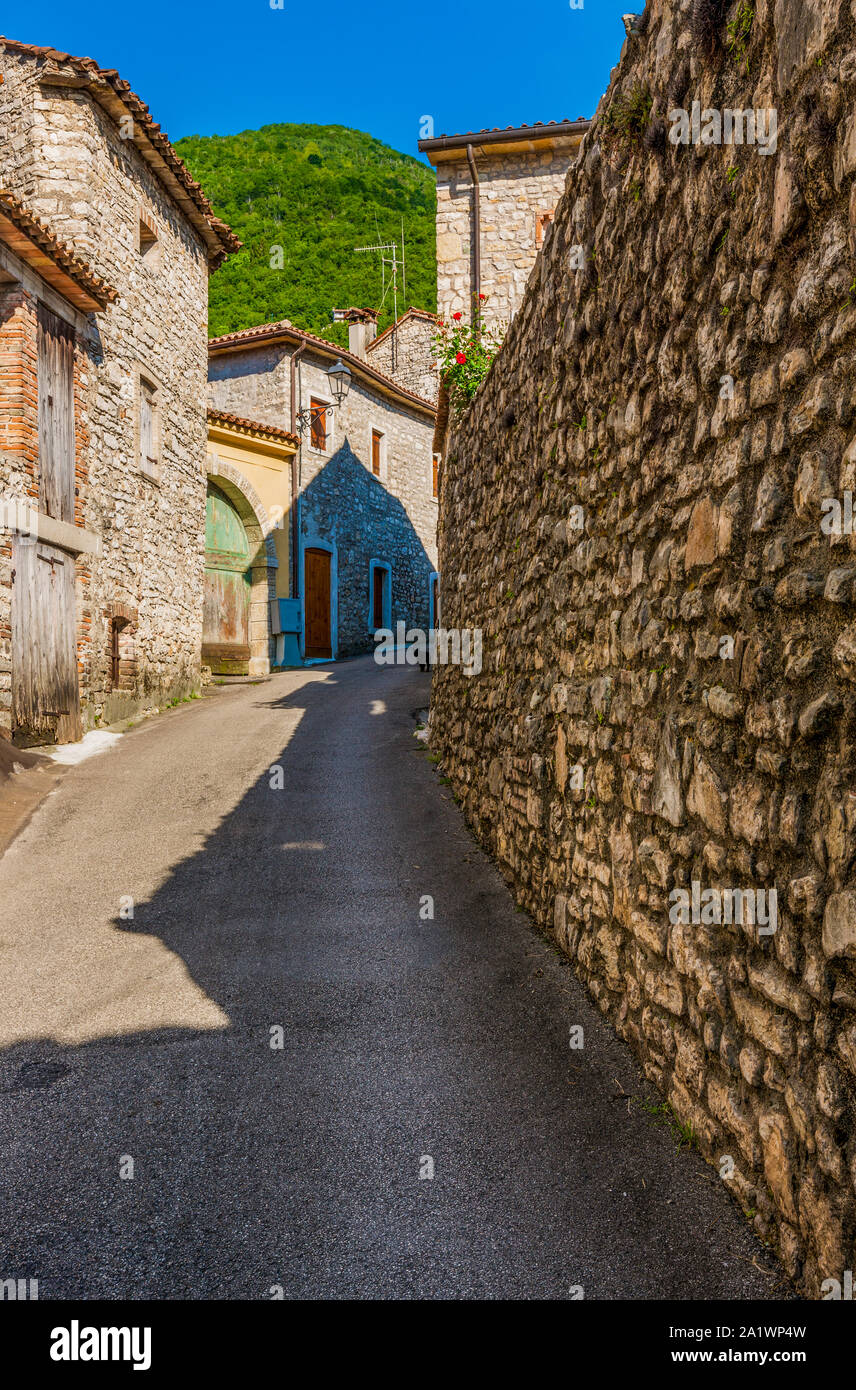 Italien Venetien Prealpi Trevigiane Revine Stockfoto