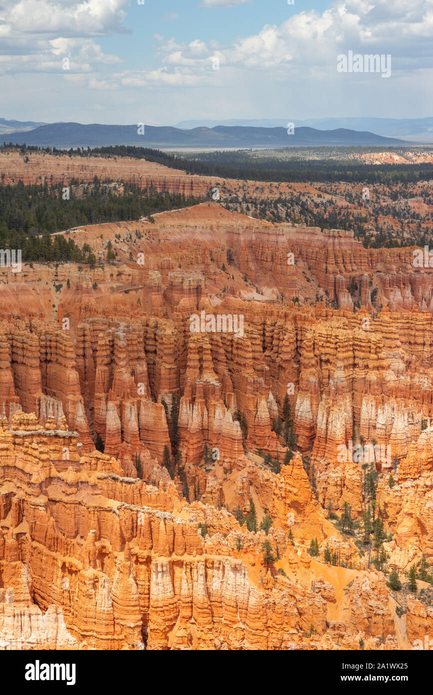 Die unglaublichen Felsformationen im Bryce Canyon National Park, National Park, Vereinigte Staaten von Amerika, USA, Reiseziel, schöne Landschaft, u Stockfoto