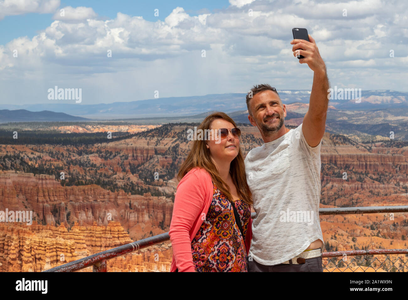 Die unglaublichen Felsformationen im Bryce Canyon National Park, National Park, Vereinigte Staaten von Amerika, USA, Reiseziel, schöne Landschaft, u Stockfoto