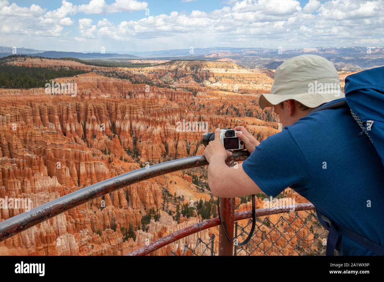 Die unglaublichen Felsformationen im Bryce Canyon National Park, National Park, Vereinigte Staaten von Amerika, USA, Reiseziel, schöne Landschaft, u Stockfoto