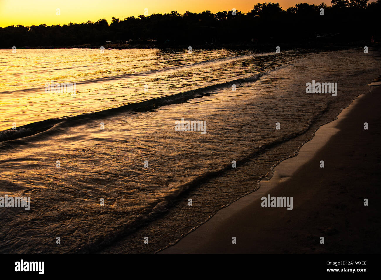 Schöne cloudscape über das Meer, sunrise Stockfoto