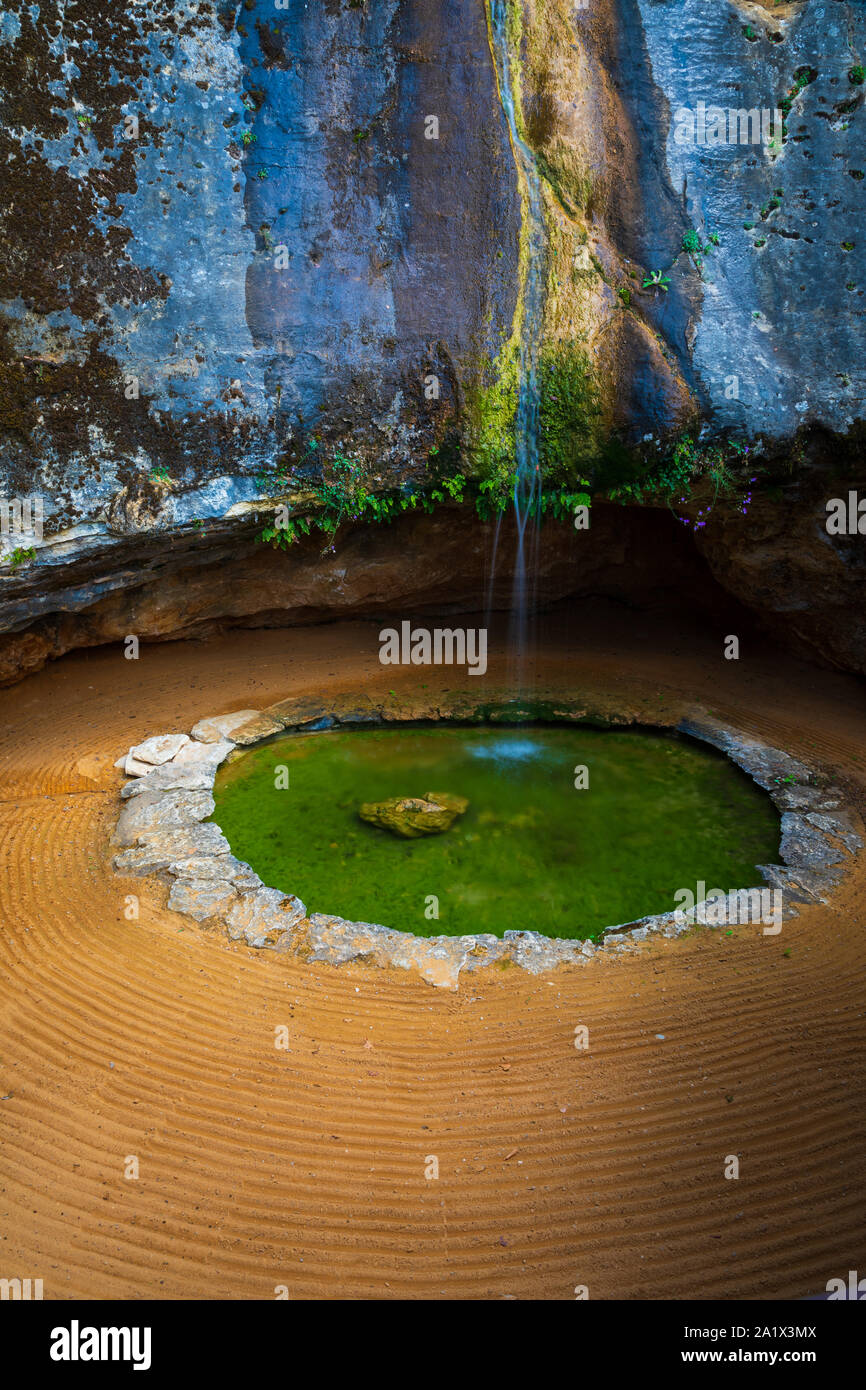 Die Gärten von Marqueyssac sind in der Stadt von Vézac entfernt, im französischen Gebiet der Dordogne, in der Region Nouvelle-Aquitaine. Stockfoto