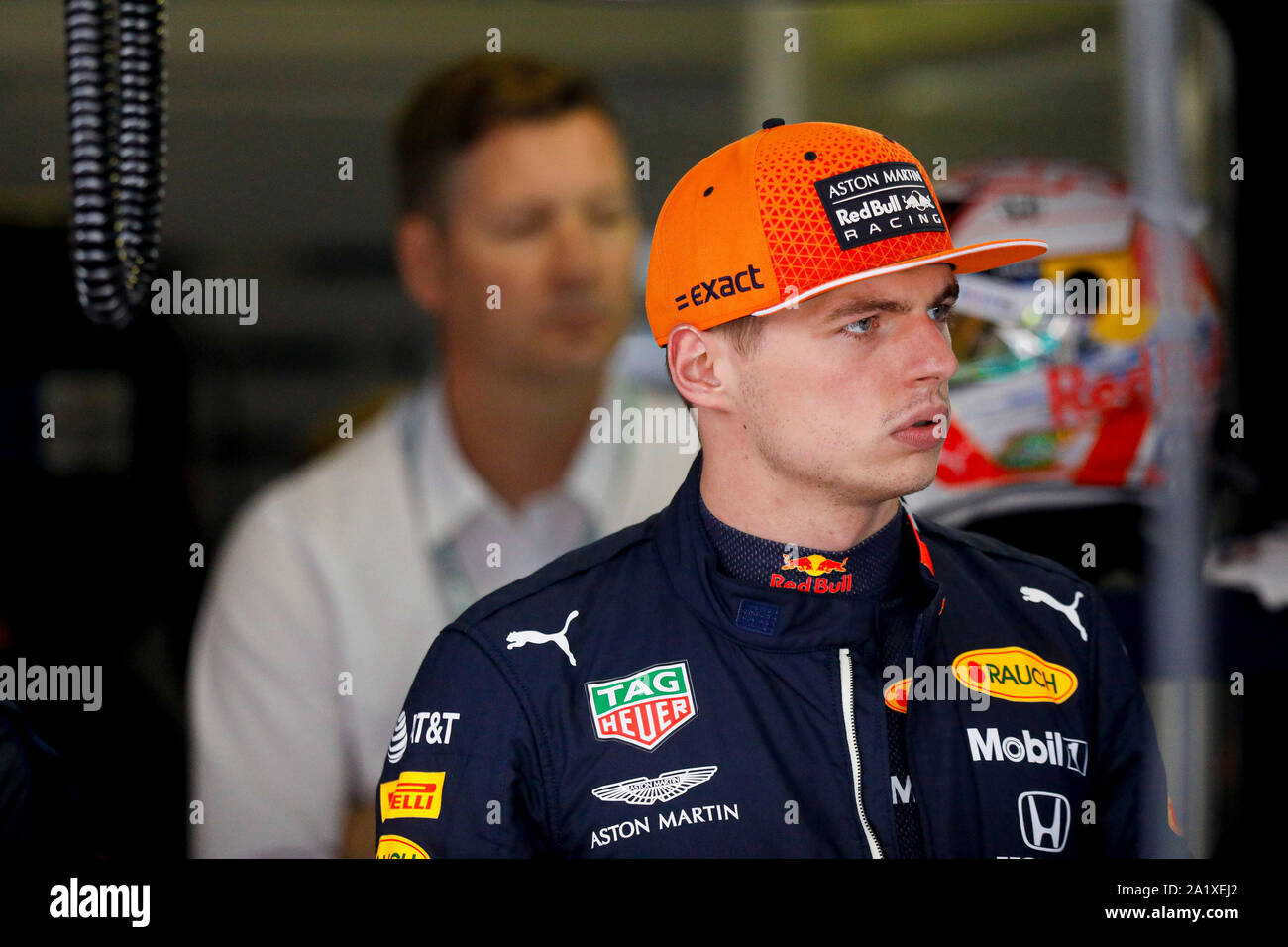 MAX VERSTAPPEN von Aston Martin Red Bull Racing in der Formel 1 Grand Prix von Italien in Monza Eni Rennstrecke in Monza, Italien. Stockfoto