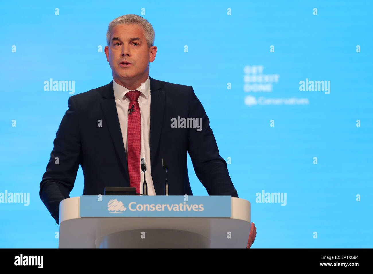 STEVE BARCLAY, 2019 Stockfoto