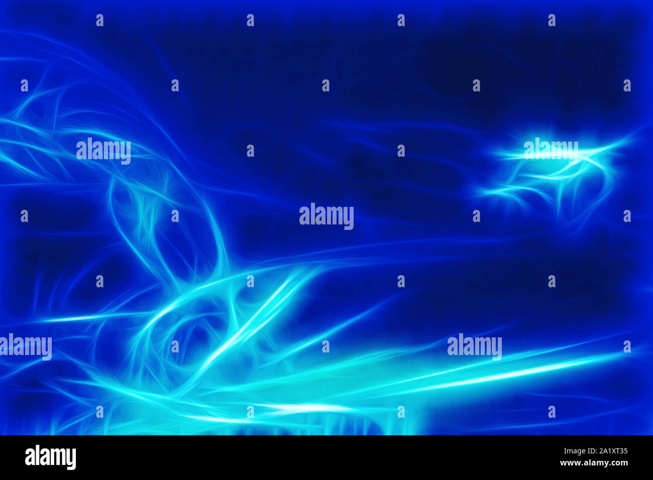 Kurve Abstract Blue Motion funken Hintergrund Stockfoto