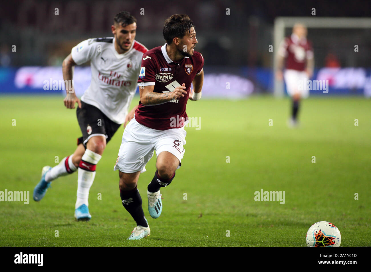 SIMONE VERDI während Torino gegen Mailand, Turin, Italien, 26. September 2019, Fußball Italienische Fußball Serie A Männer Meisterschaft Stockfoto