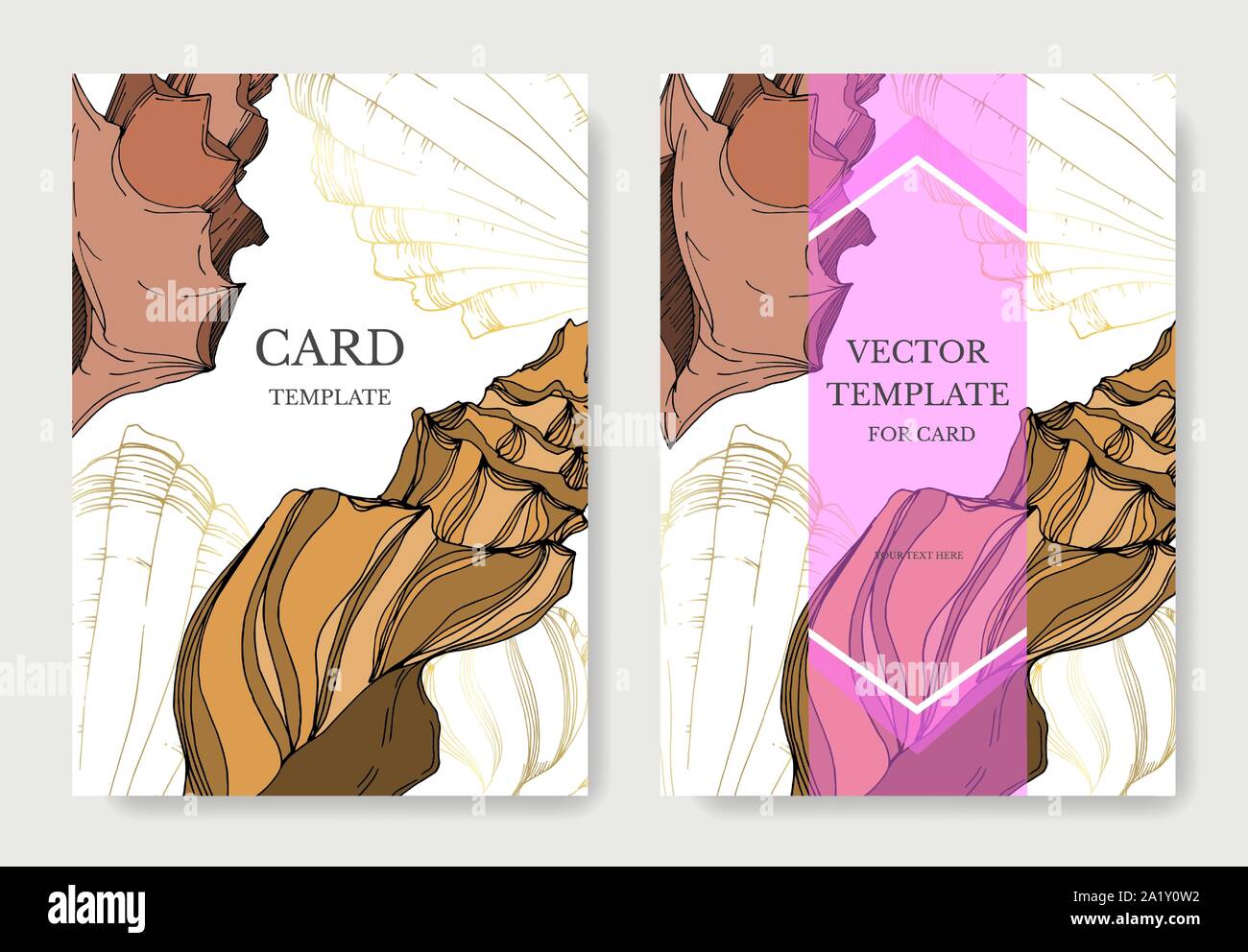 Vektor Sommer Strand Muschel tropischen Elementen. Schwarz und weiß eingraviert Tinte Art Hochzeit hintergrund Karte dekorative Grenze. Danke, Rsvp, Invitati Stock Vektor