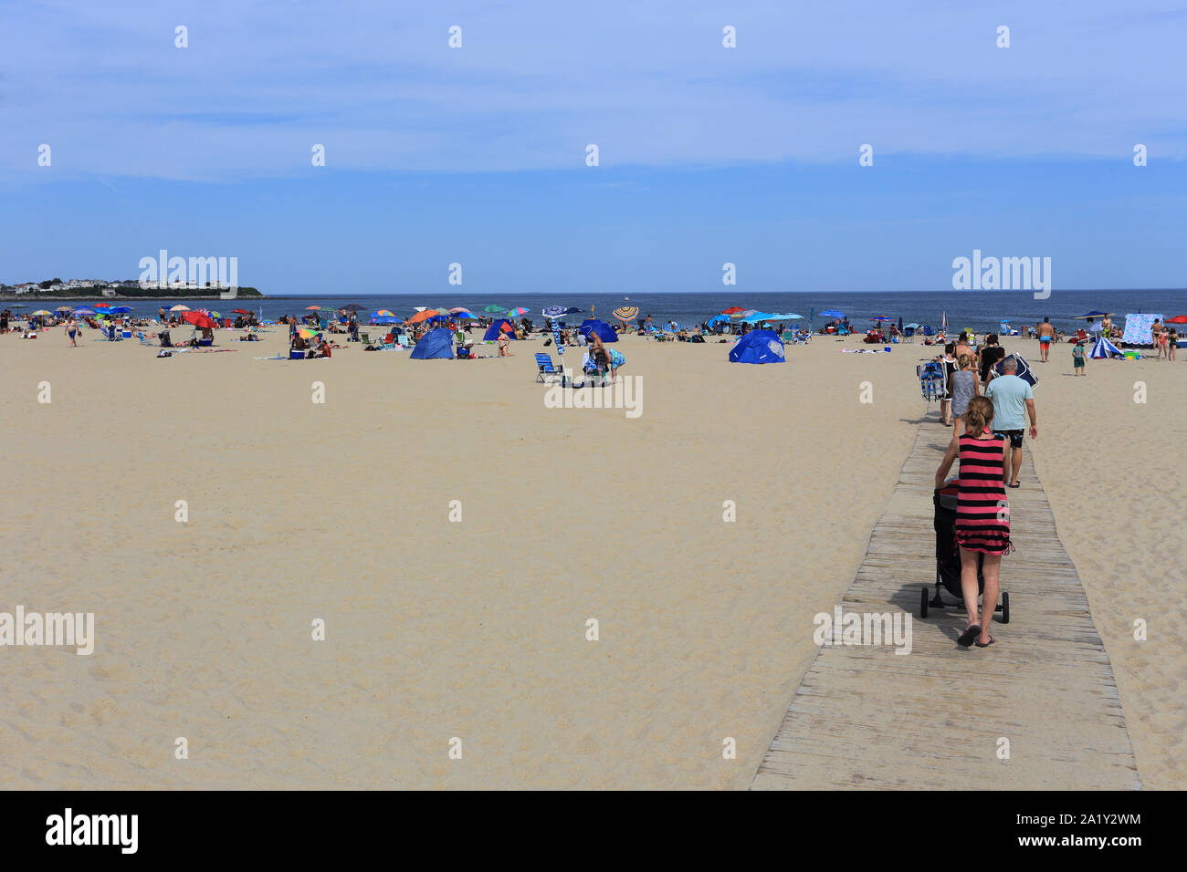 Hampton Beach New Hampshire Stockfoto