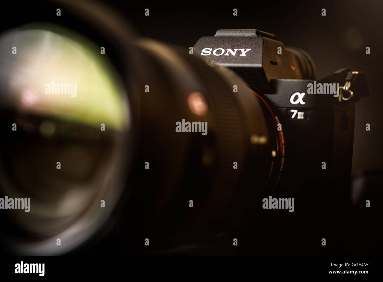 Sony A7 III spiegellosen Digitalkameras Stockfoto