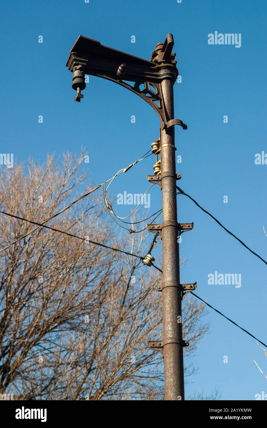 Vintage Chicago streetlight Stockfoto