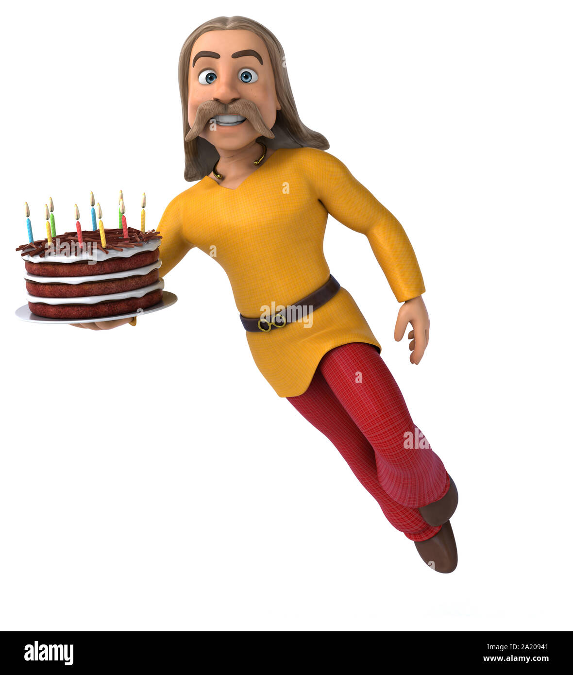 Spaß gaulois - 3D-Darstellung Stockfoto