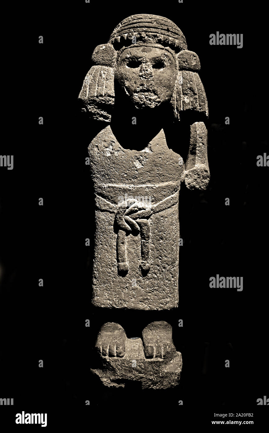 Chalchiuhtlicue, Göttin der terrestrischen Wasser. Die Azteken mesoamerikanischen Kultur im zentralen Mexiko post-Classic 1300 und 1521. Mexiko Mittelamerika, Amerikanische. Stockfoto