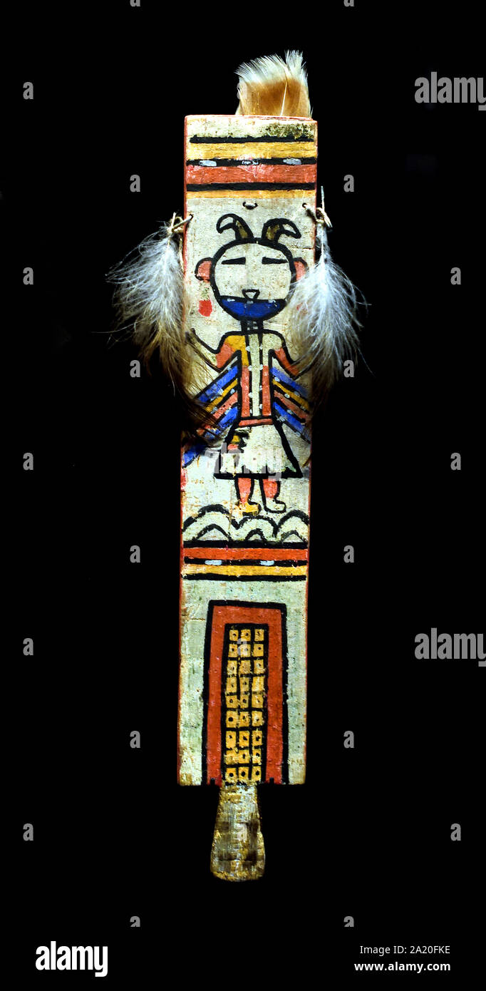 Tanz Zauberstäbe, 19.-20., Jahrhundert, Hopi, Indianer, Amerika, Nordamerika, Usa, Arizona (Hopi katsina Zahlen) Stockfoto