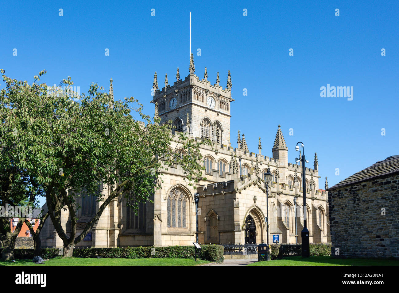 All Saints' Church, Bishopgate, Wigan, Greater Manchester, England, Vereinigtes Königreich Stockfoto