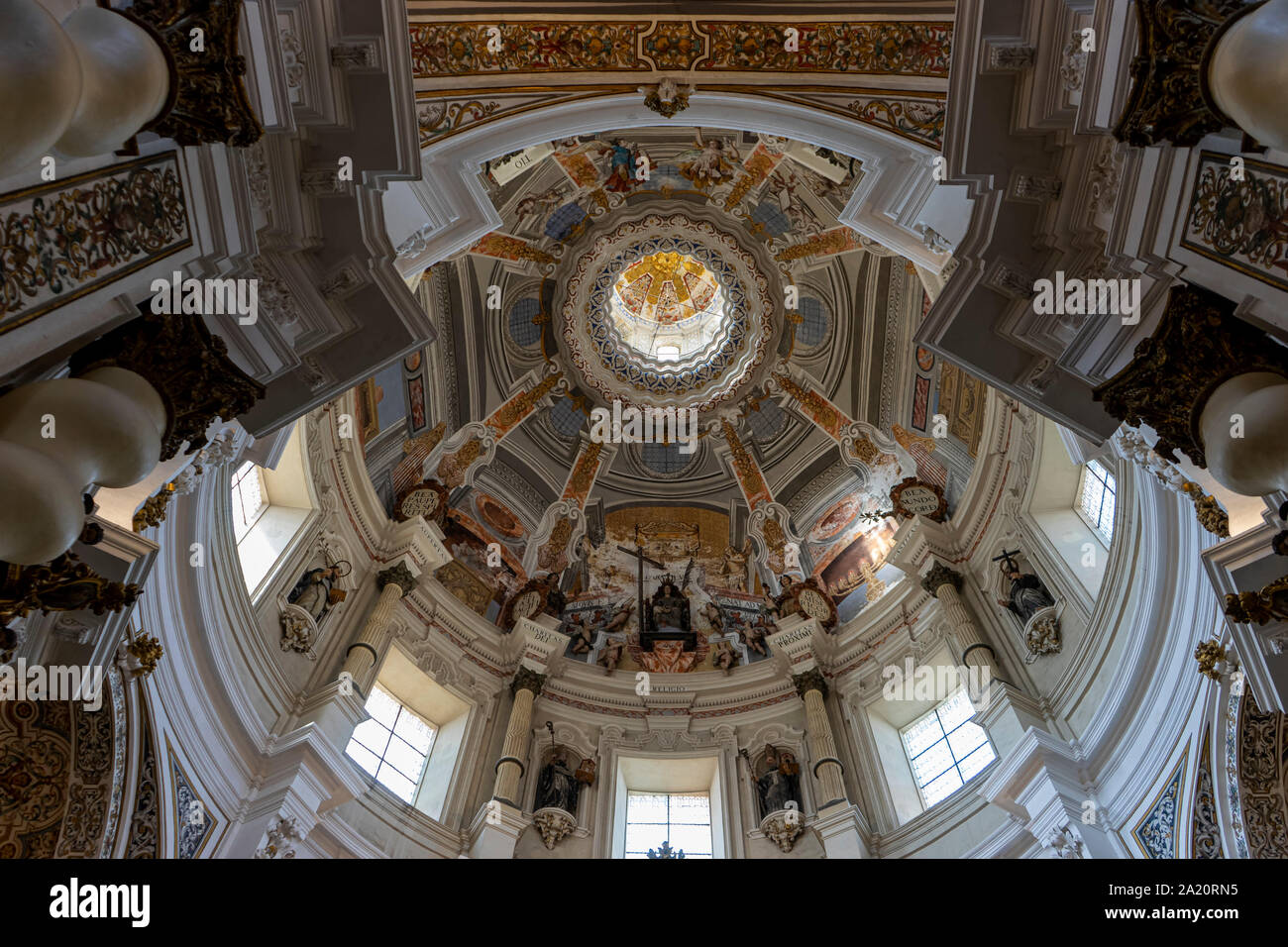 Kuppel der Kirche von San Luis de Los Franceses, Sevilla Stockfoto