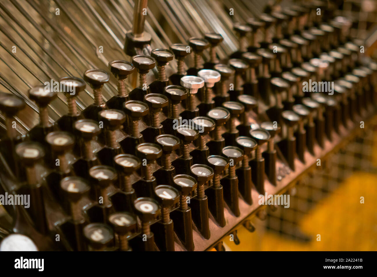 Tastatur vintage Computer Stockfoto