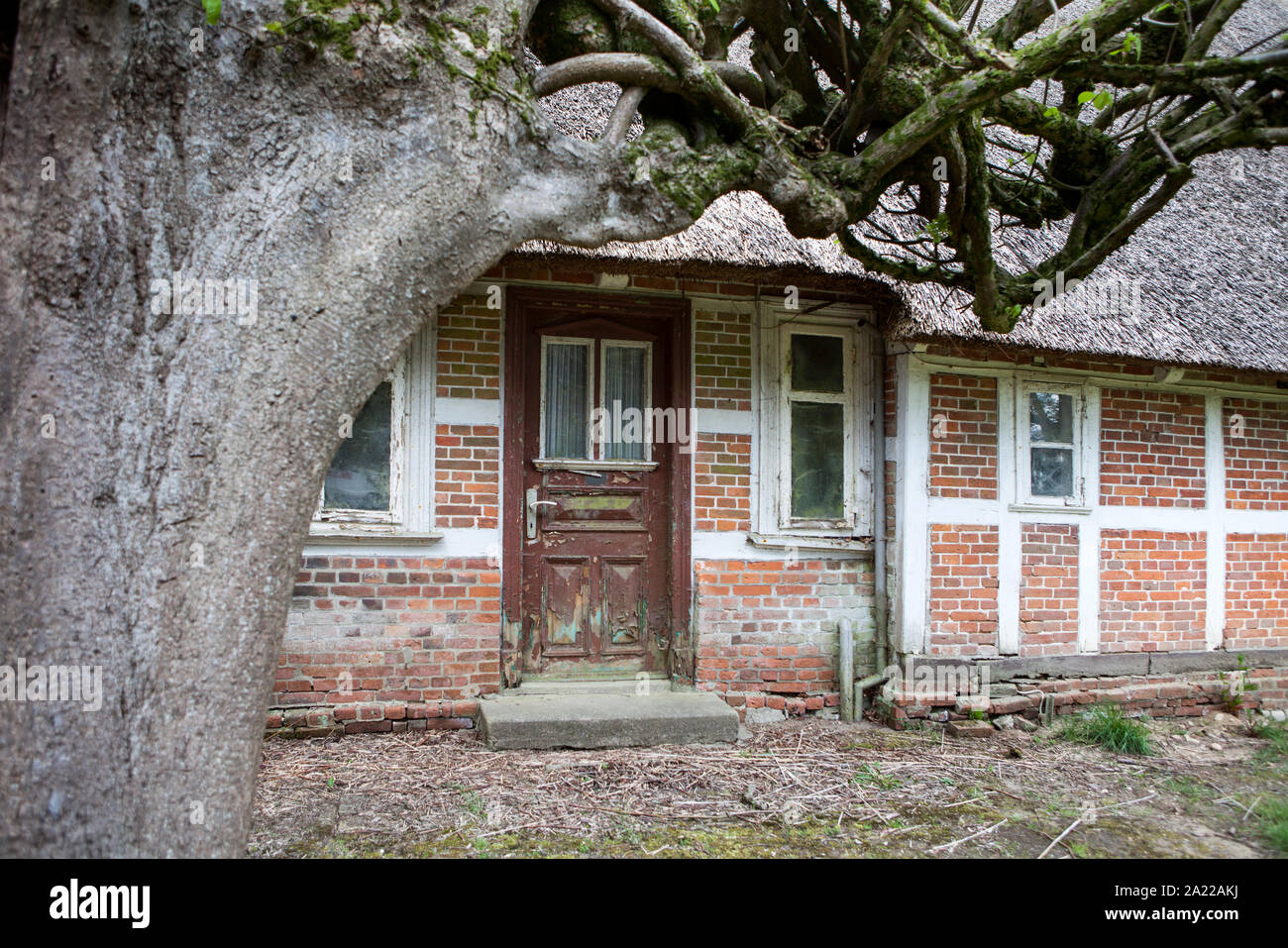 Altes Fachwerkhaus, in Deutschland, in Europa Stockfoto