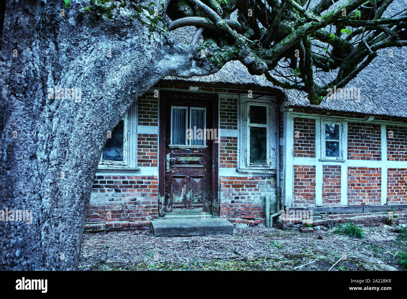 Altes Fachwerkhaus, in Deutschland, in Europa Stockfoto