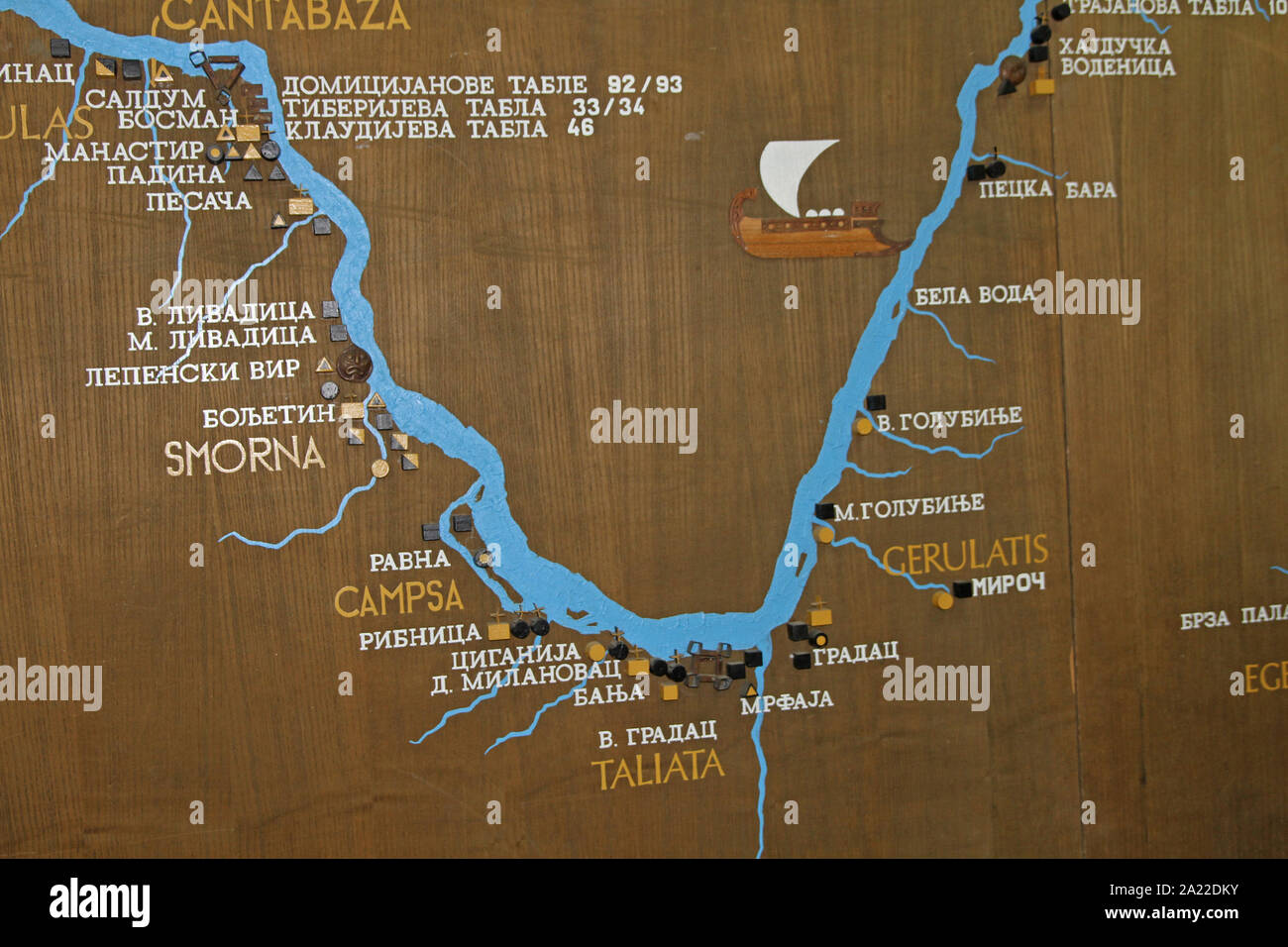 Name Der Donau In Der Antike Kreuzworträtsel Serbische karte -Fotos und -Bildmaterial in hoher Auflösung – Alamy