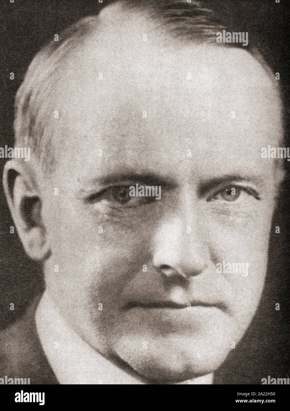 Calvin Coolidge, 1872 - 1933. Us-amerikanischer Politiker, Jurist und 30. Präsident der Vereinigten Staaten von Amerika. Aus dem Festzug des Jahrhunderts, veröffentlicht 1934. Stockfoto