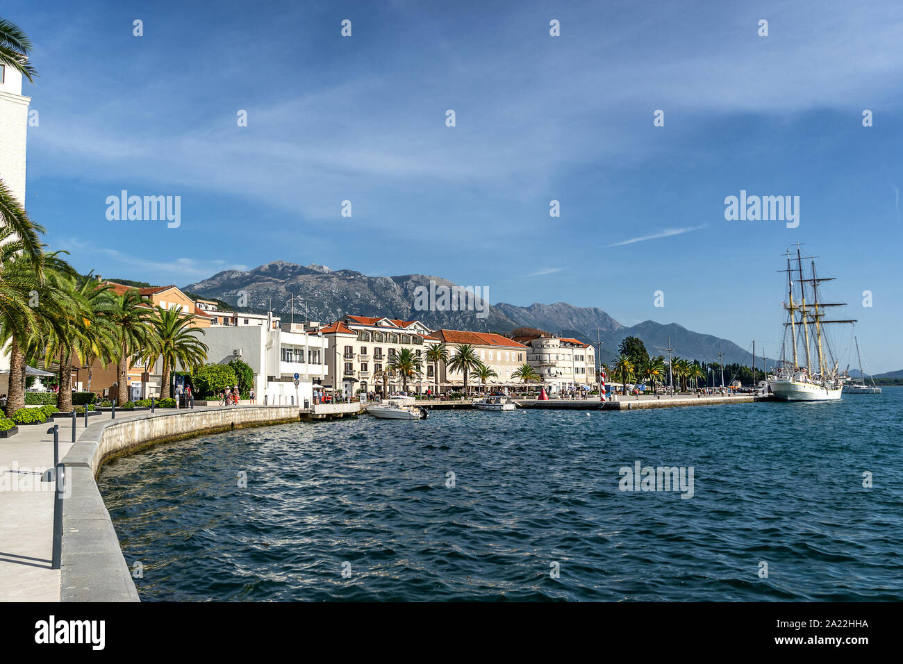 Porto Montenegro Tivat Montenegro Stockfoto