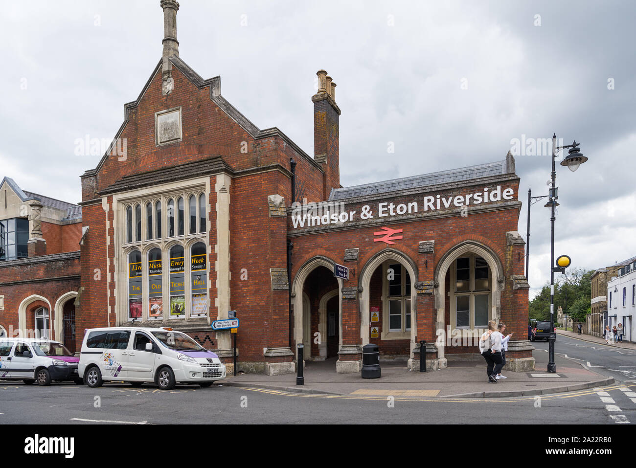 Windsor und Eton Riverside Bahnhof, Windsor, Berkshire, England, Großbritannien Stockfoto