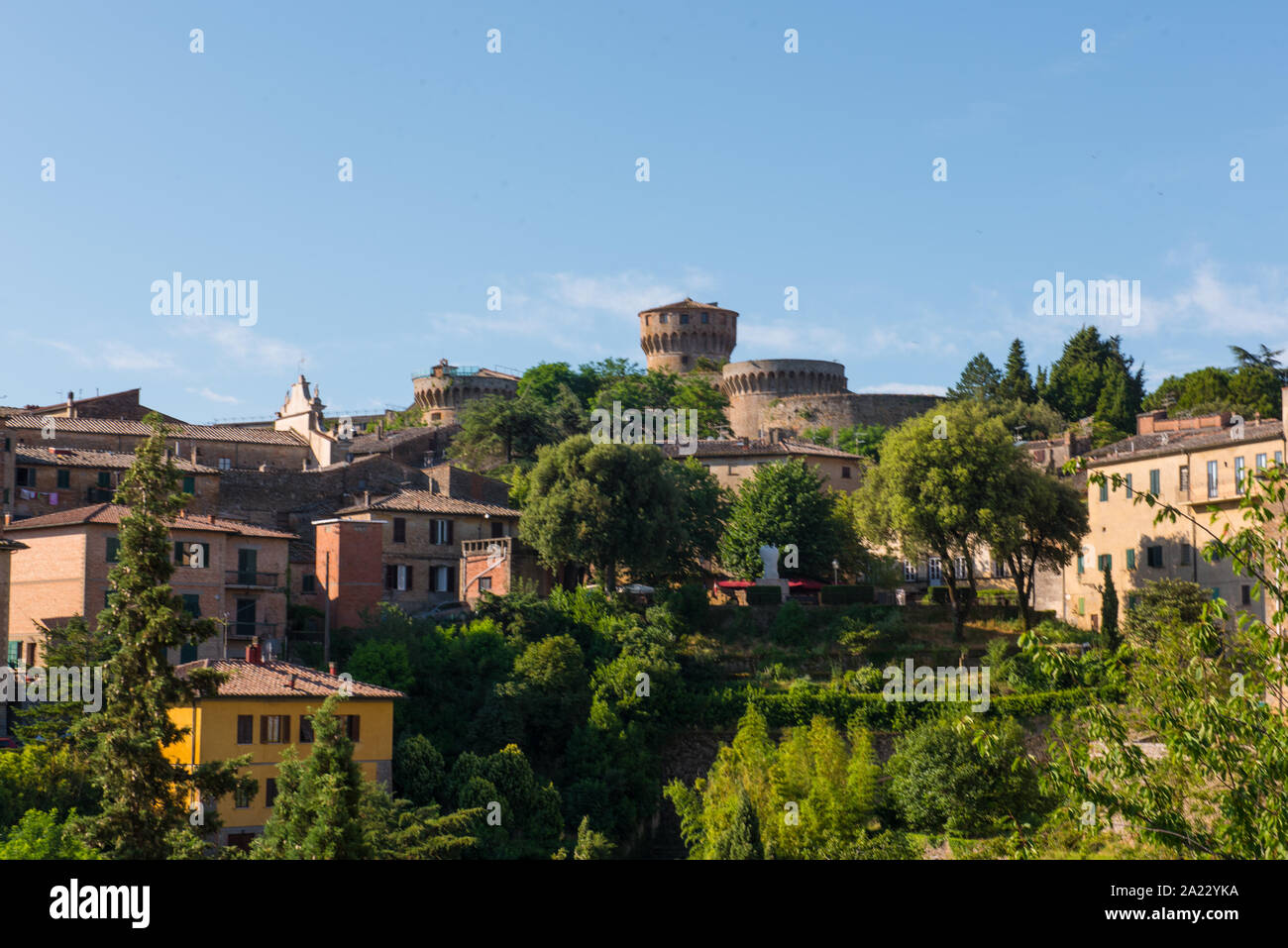 Volterra Architektur, Italien Stockfoto