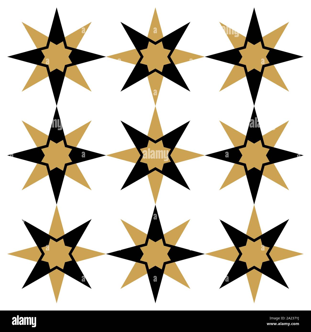 Elegante und dekorative Grenze der hinduistischen und Arabisch Inspiration in verschiedenen Farben Stock Vektor