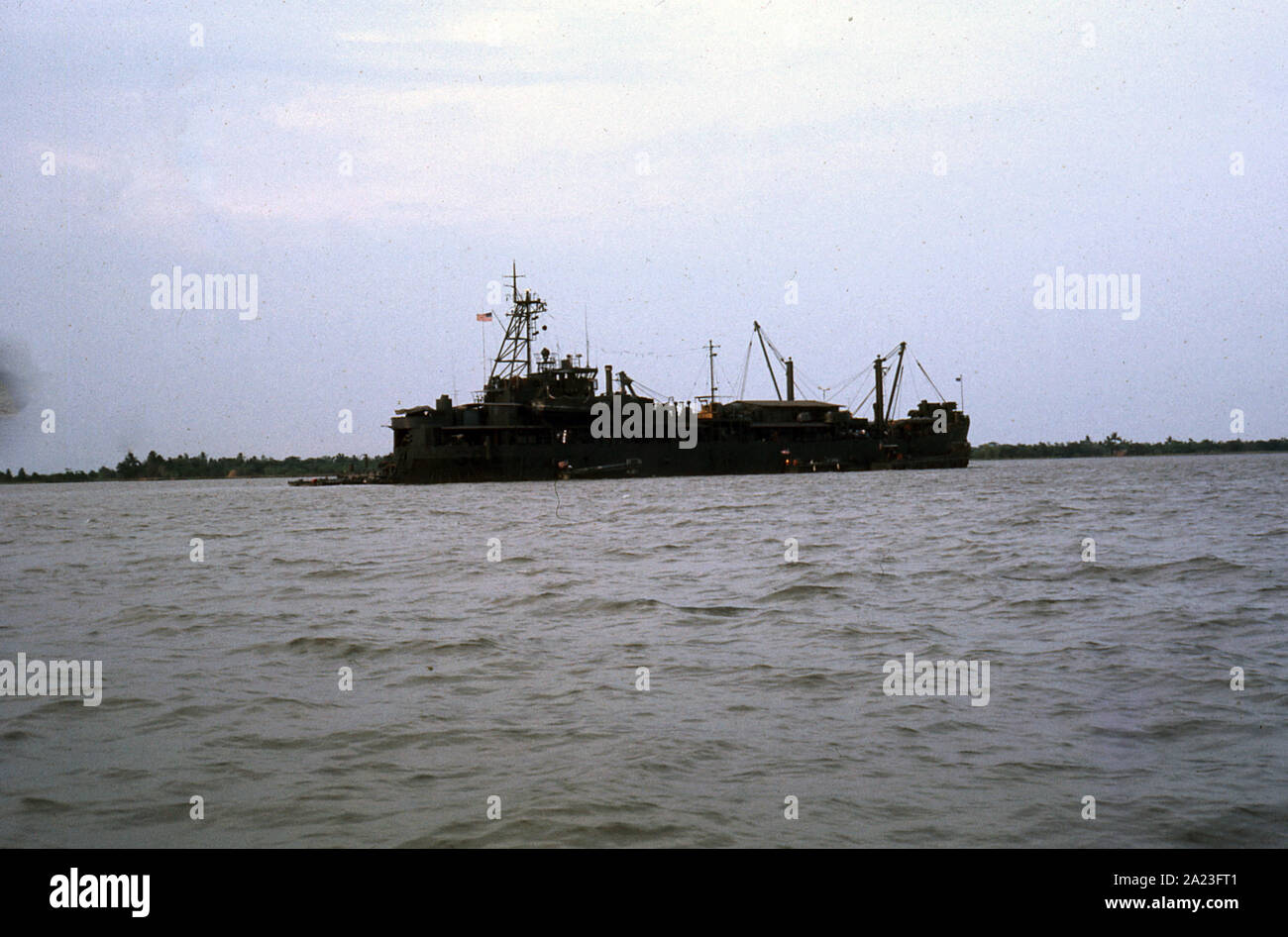 USA Vietnam-Krieg/Vietnam Krieg - LST-1 Klasse Landing Ship, Tank-LST-456 Stockfoto