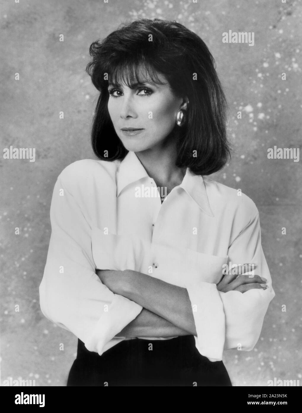 Michelle Lee, Werbung Portrait für TV-Film, 'Single Frauen, Verheiratete Männer', CBS-TV, Fotografie von Tony Esparza, 1989 Stockfoto