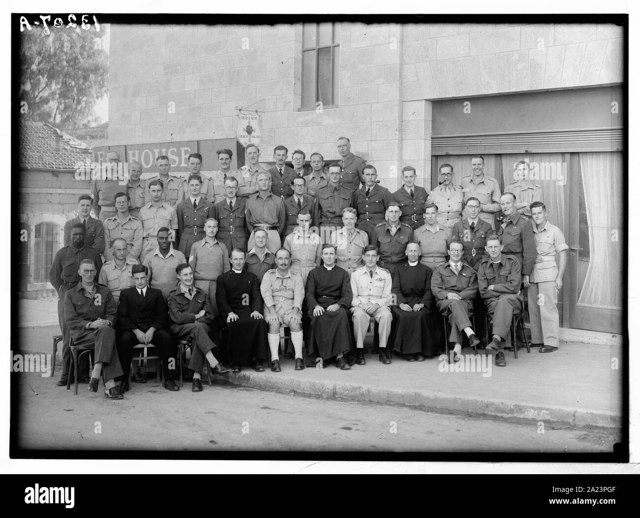 Koordinierungsgruppe an der Kirche Armee. 10. November 1944 Stockfoto