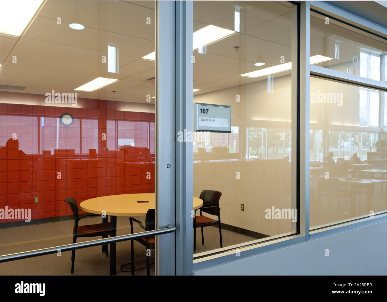 Orleans Street Branch Library auf der Central Avenue am Orleans Street, Baltimore, Maryland Stockfoto