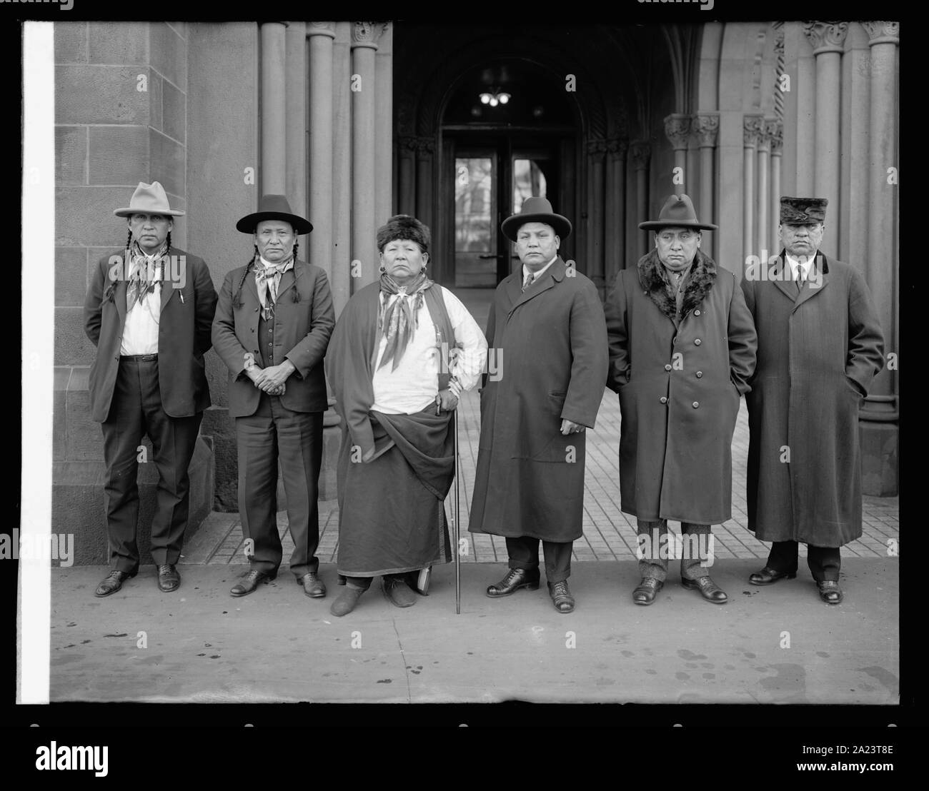 Osage Indian Group, 12/10/20 Stockfoto