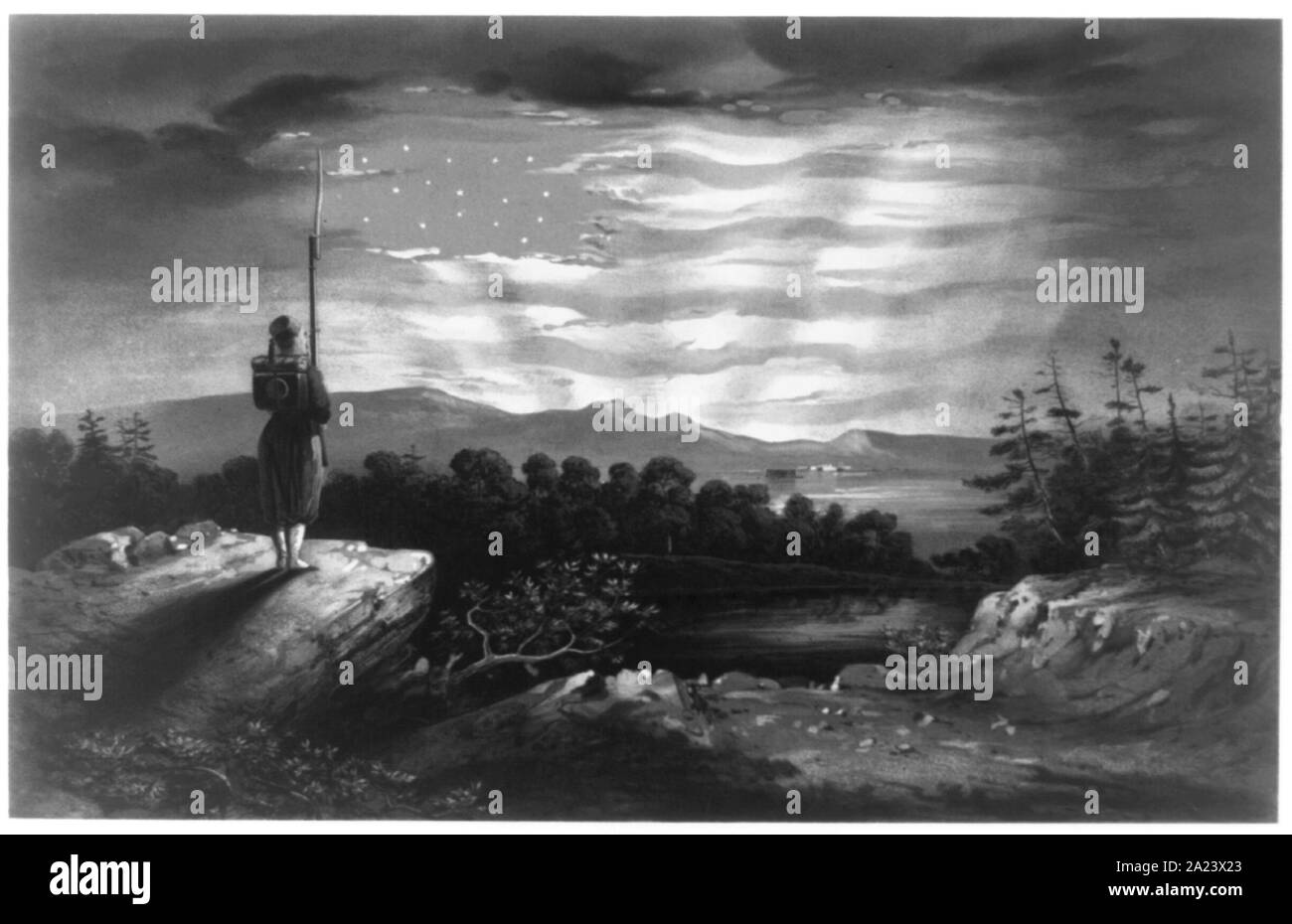 Unser Himmel geboren banner Stockfoto