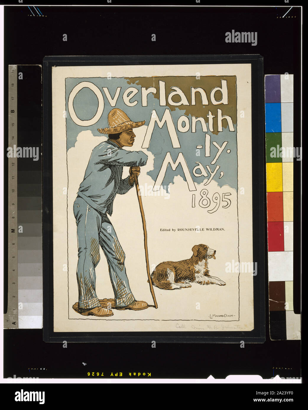 Overland Monatlich. Mai, 1895/L. Maynard Dixon. Stockfoto