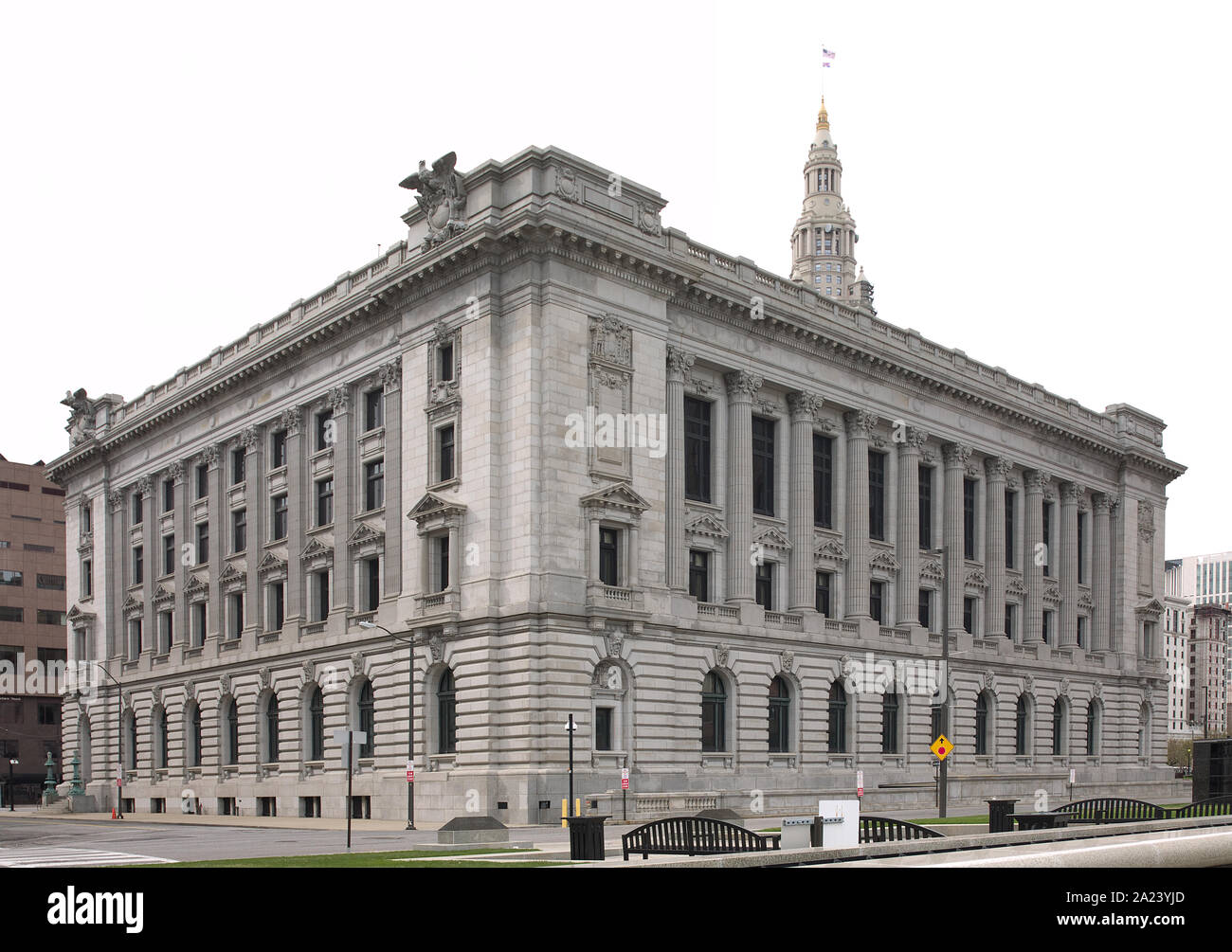 Übersicht, Nordost, Howard M. Metzenbaum US-Gericht, Cleveland, Ohio Stockfoto