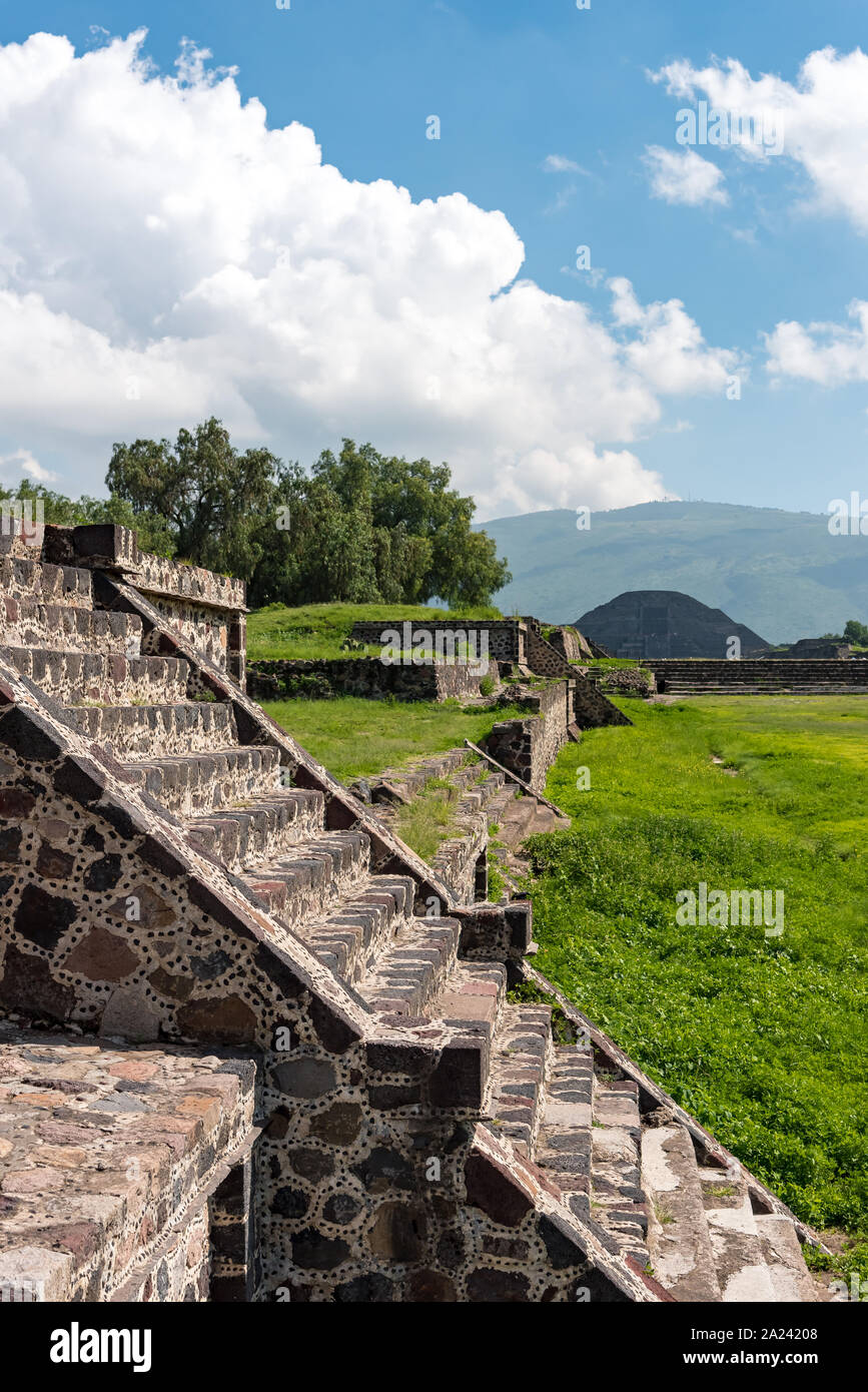 Maya Ruinen von Teotihuacan, Mexiko Stockfoto