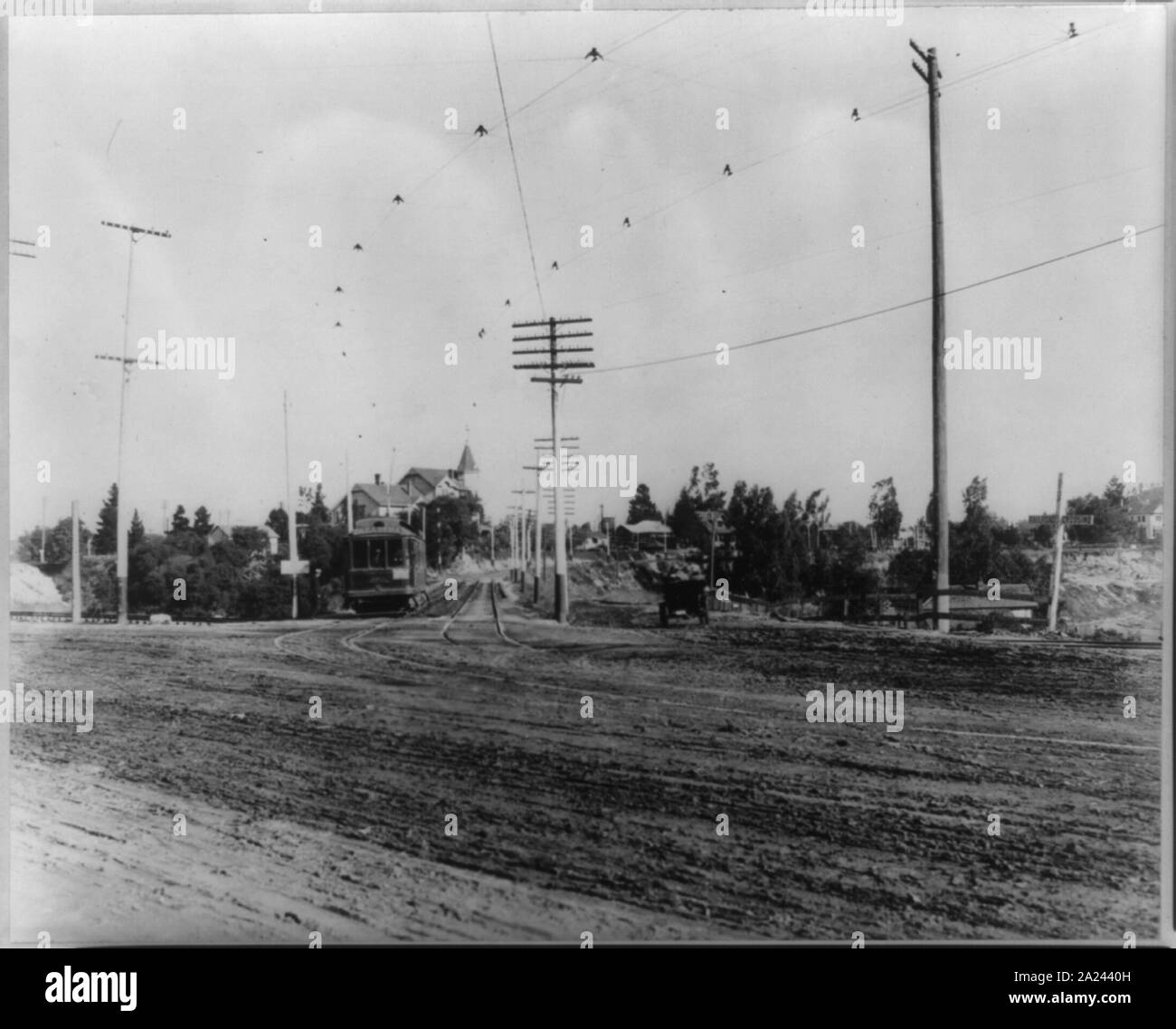 Pacific Electric Railway Co., Los Angeles Stockfoto