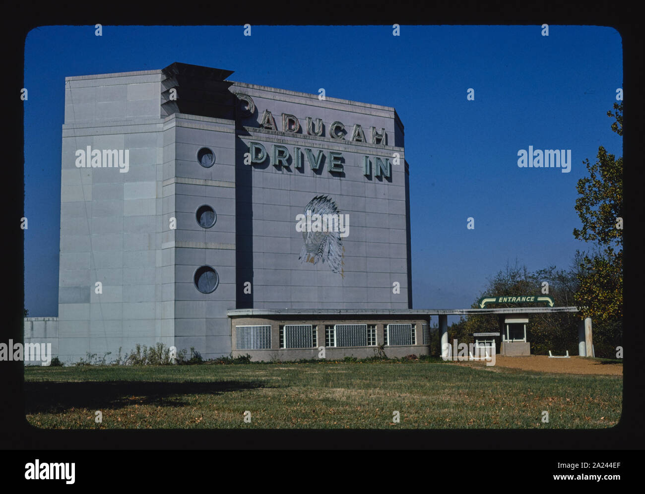 Paducah Drive-in-Theater, Route 45 C, Paducah, Kentucky Stockfoto