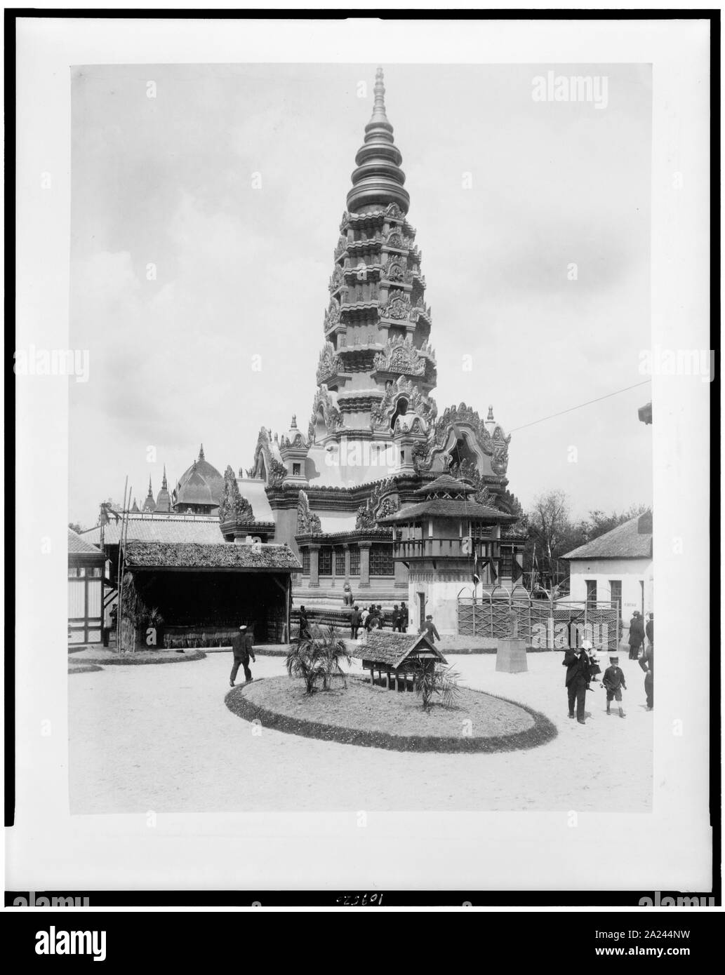 Pagode von Ankor, Paris Ausstellung, 1889 Stockfoto