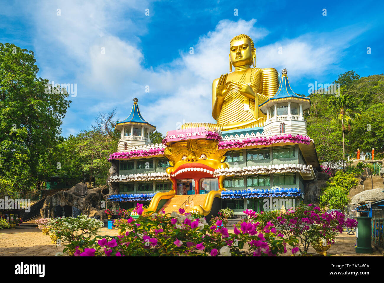 Buddha Museum von dambulla Golden Temple, Sri Lanka Stockfoto