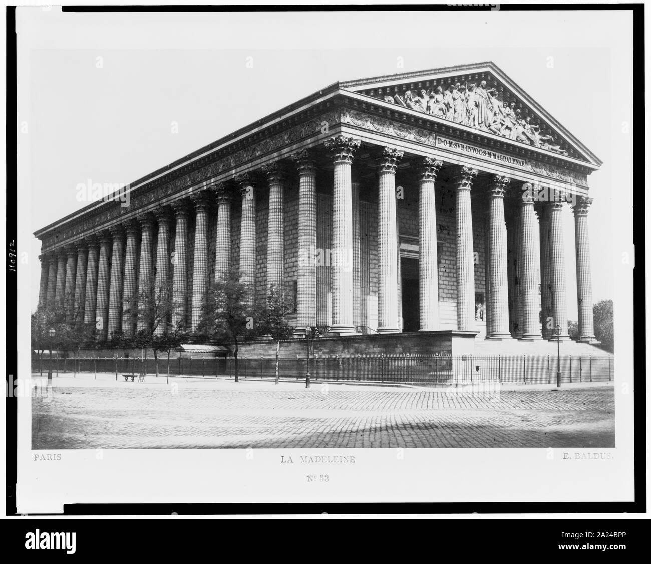 Paris. La Madeleine/E.Baldus. Stockfoto