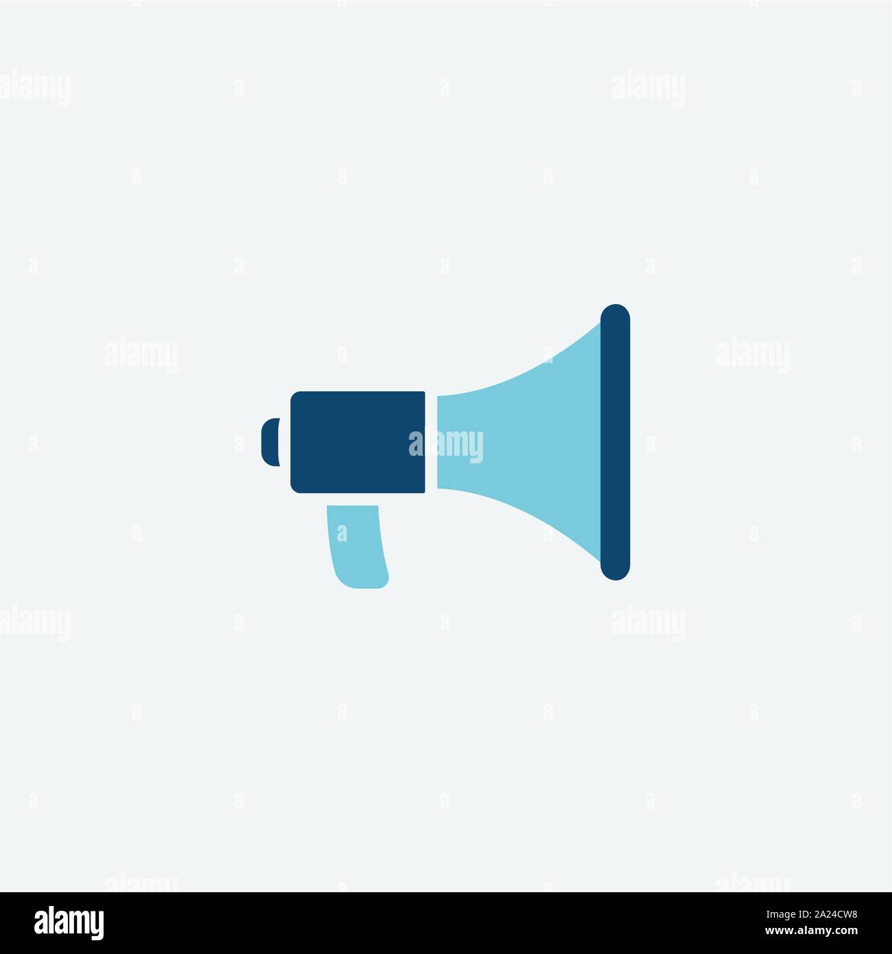 Lautsprecher flachbild Symbol vektor Illustration, megephone logo Symbol, das Symbol Lautsprecher Stock Vektor