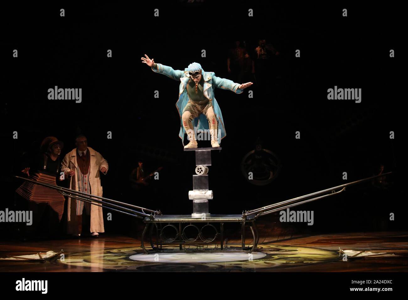 Sydney, Australien. 1. Oktober 2019. Cirque du Soleil Produktion KURIOS - Kabinett der Kuriositäten im Entertainment Viertel, Moore Park, Credit: Richard Milnes/Alamy leben Nachrichten Stockfoto