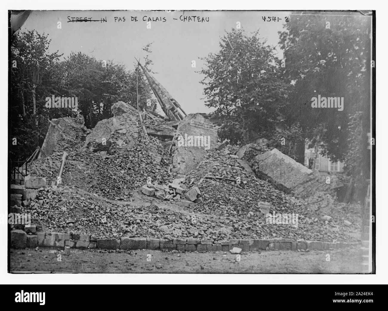 Pas-De-Calais - Chateau Stockfoto
