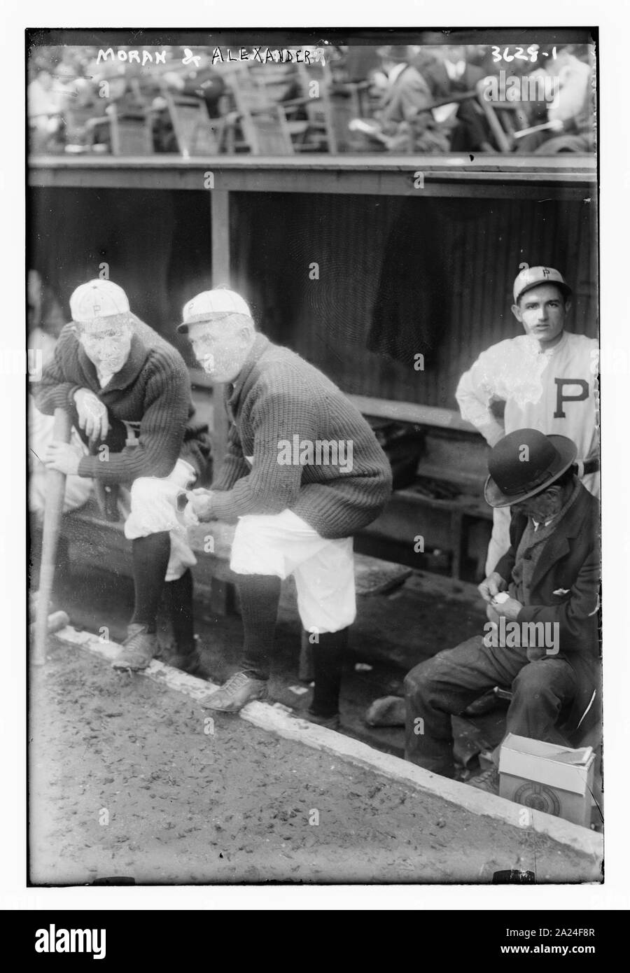 Pat Moran, Manager, & Grover Cleveland Alexander, Philadelphia NL (Baseball) Stockfoto